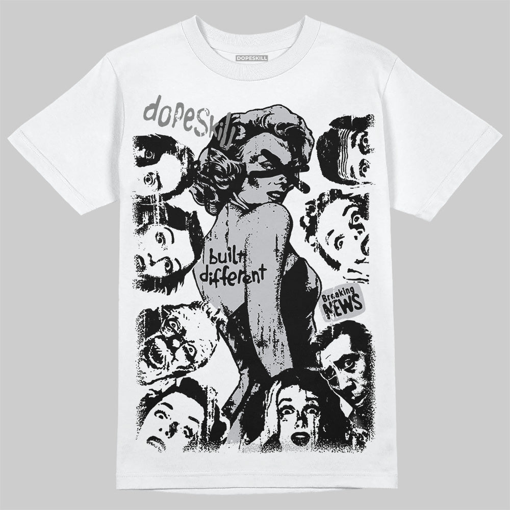 Grey Collection superstreetwear T-Shirt Built Different Graphic