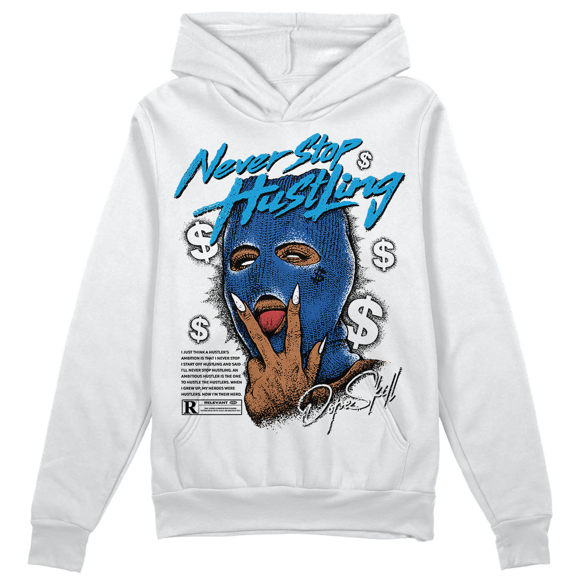 Space Jam 11s superstreetwear Hoodie Sweatshirt Never Stop Hustling Graphic