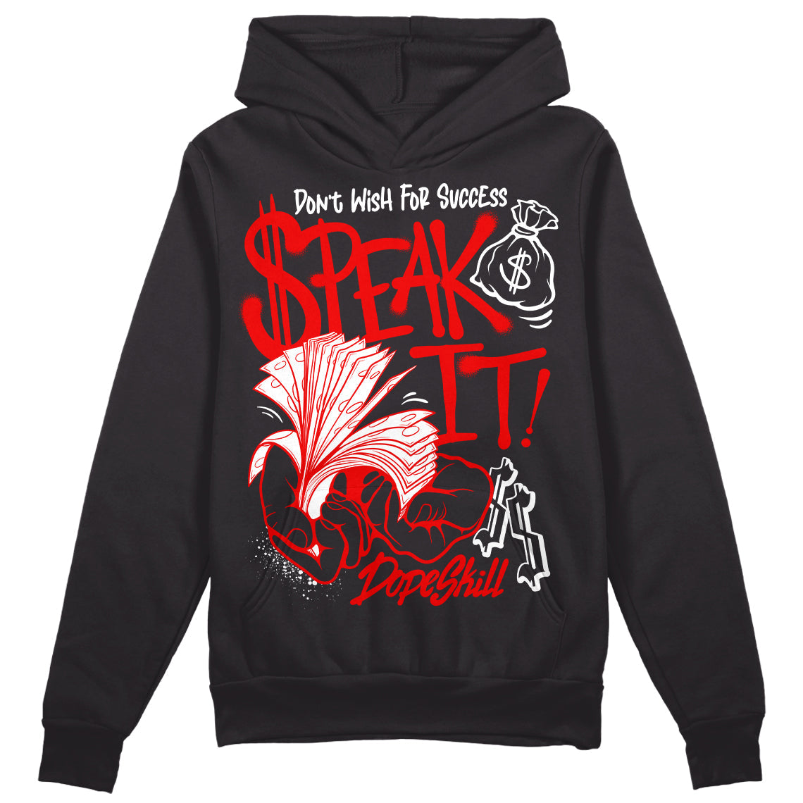 Cherry 12s superstreetwear Hoodie Sweatshirt Speak It Graphic