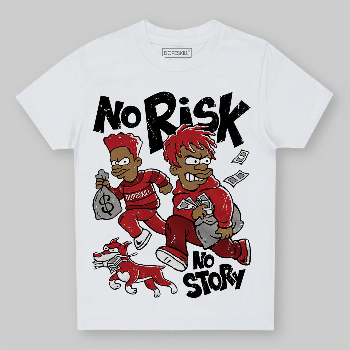 Flu Game 12s superstreetwear Toddler Kids T-shirt No Risk No Story Graphic