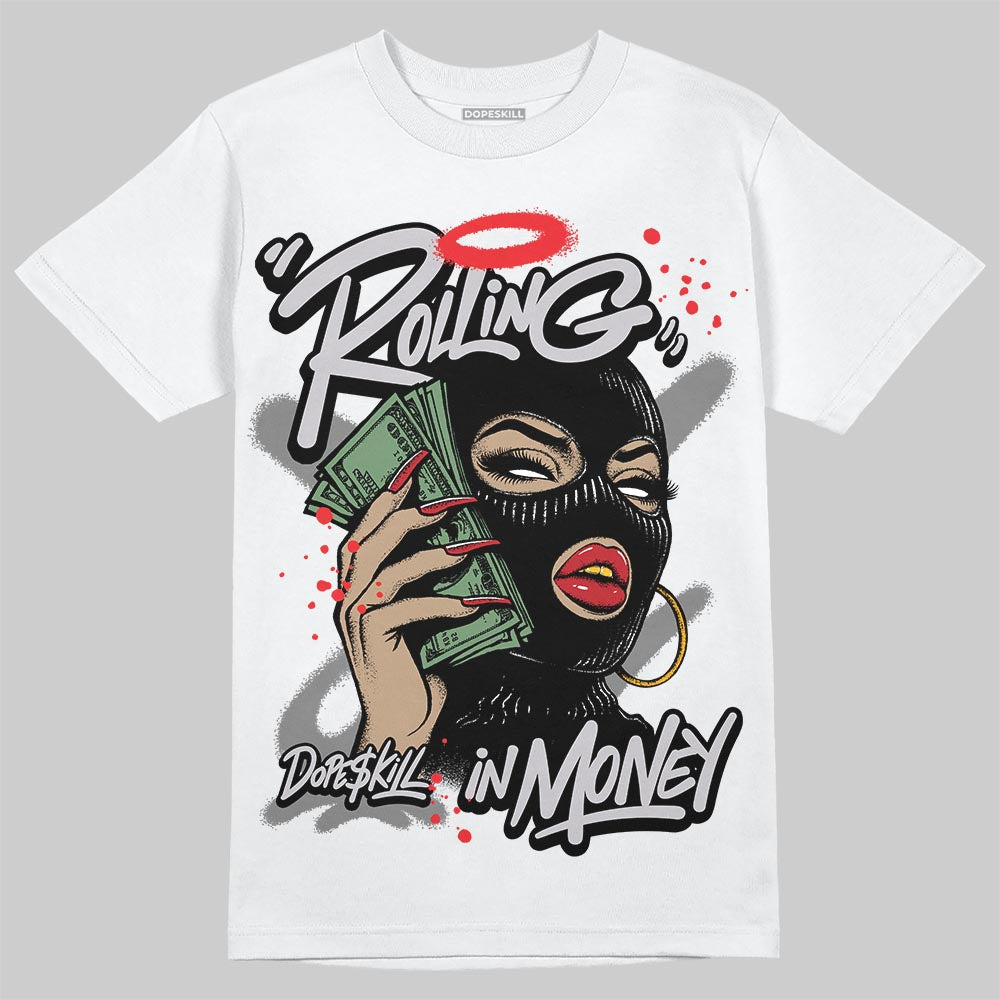 Grey Collection superstreetwear T-Shirt Rolling in Money Graphic