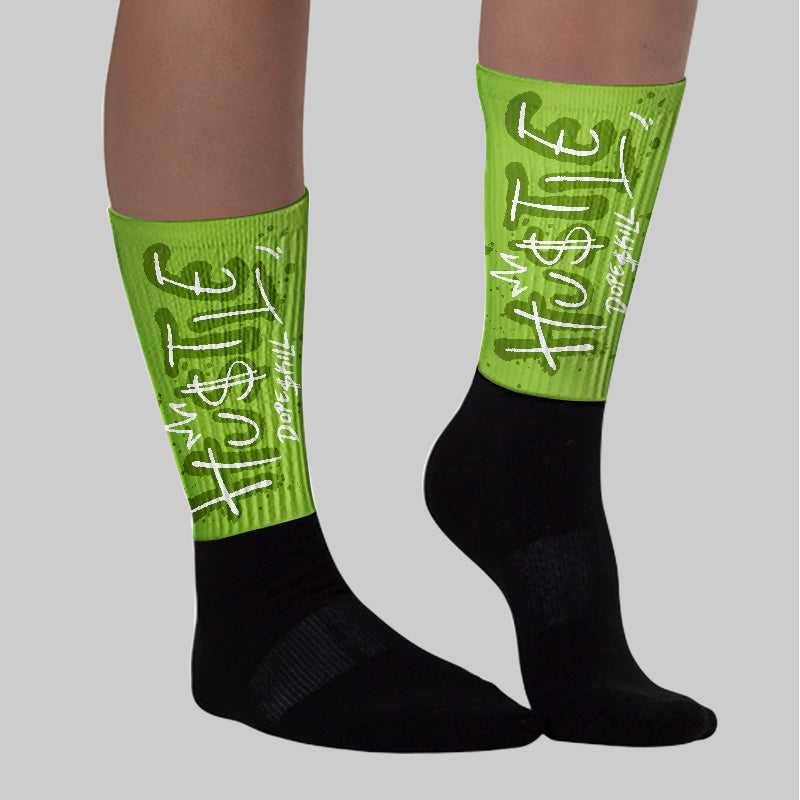 Dunk 'Chlorophyll' superstreetwear Sublimated Socks Hustle Graphic