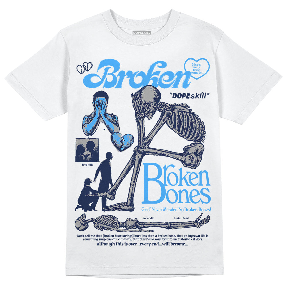 AJ Spizike White Obsidian superstreetwear T-Shirt Broken Bones Graphic