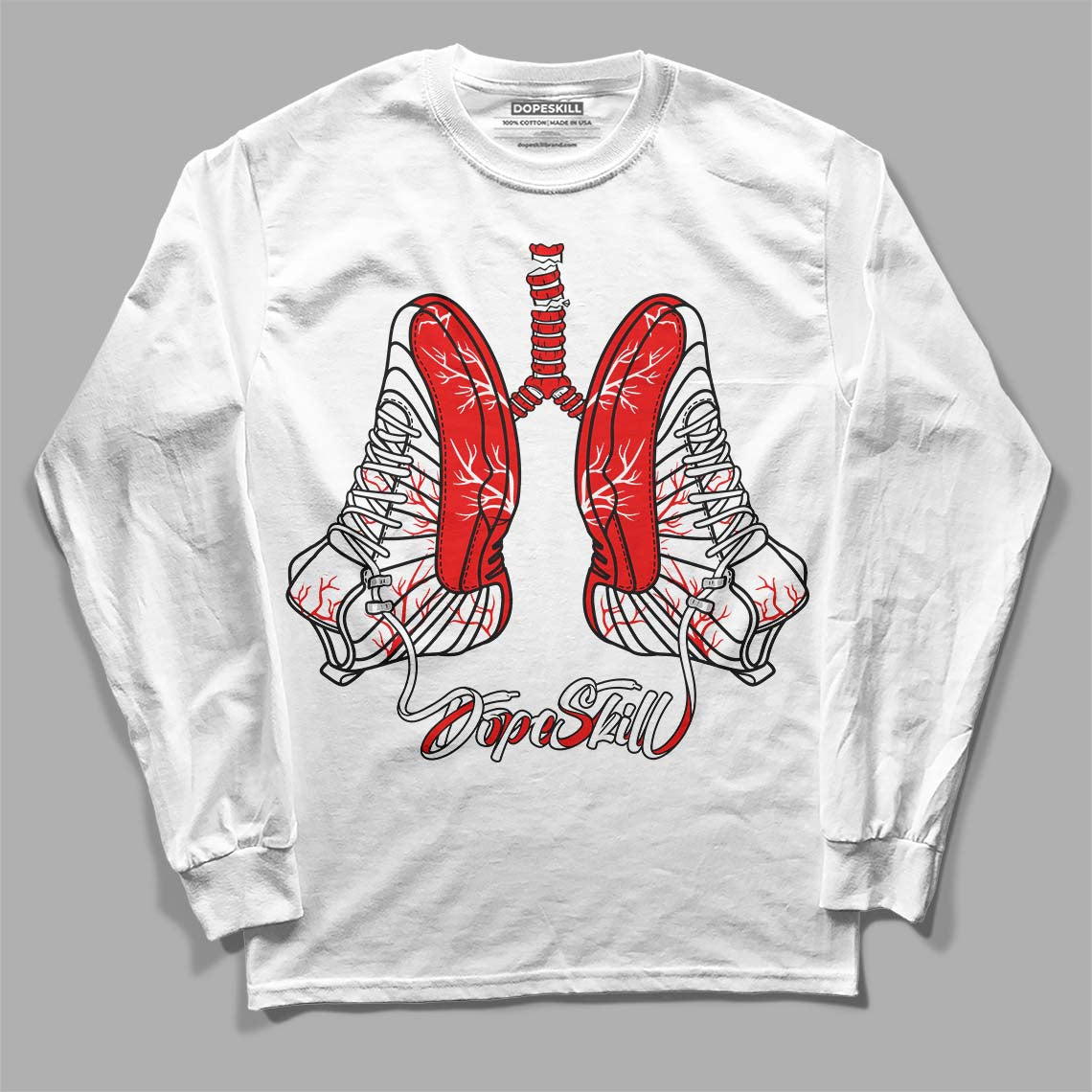 Cherry 12s superstreetwear Long Sleeve T-Shirt Breathe Graphic
