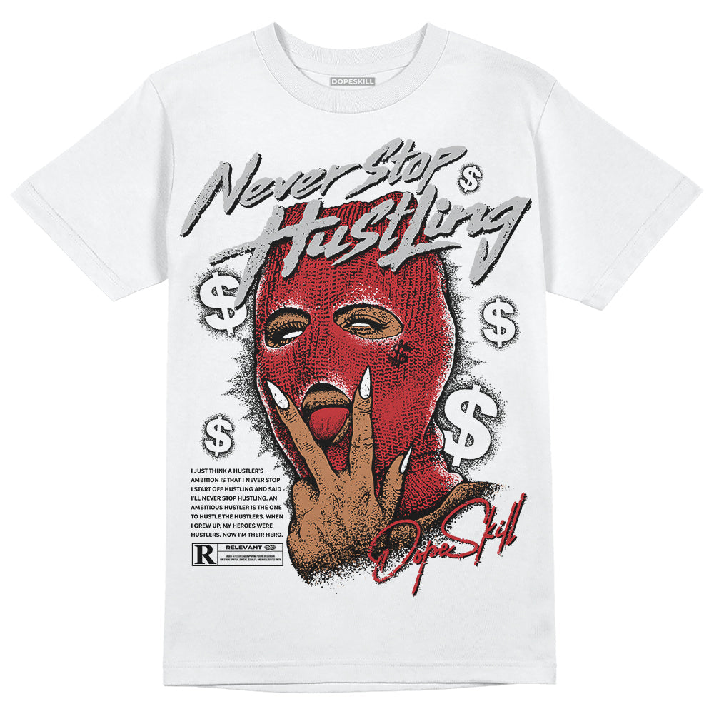 Red Taxi 12s superstreetwear T-Shirt Never Stop Hustling Graphic