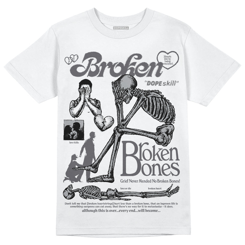 Wet Cement 4s superstreetwear T-Shirt Broken Bones Graphic