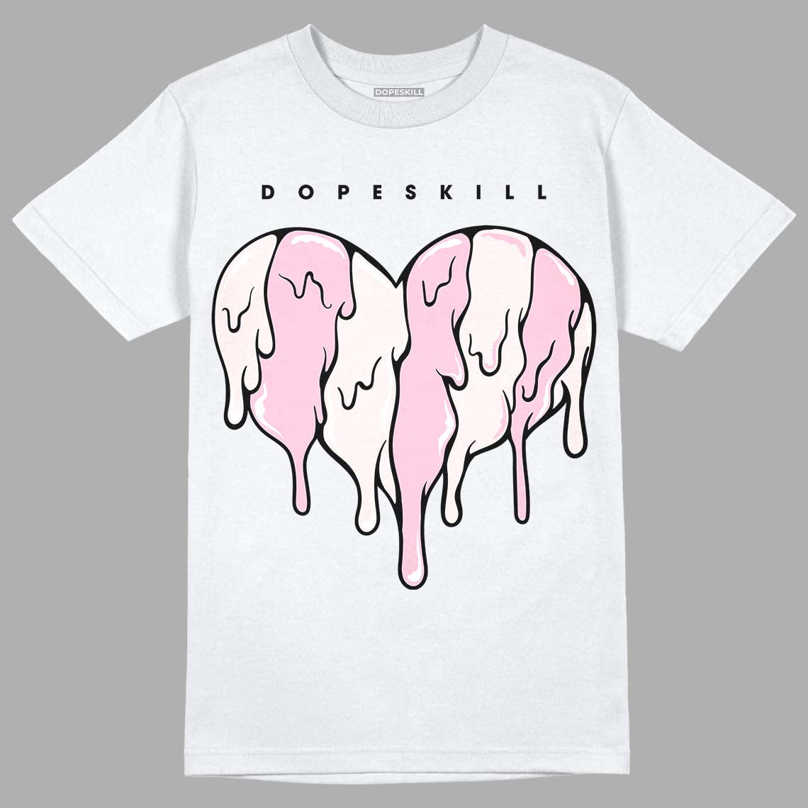 Dunk Low Pink Foam superstreetwear T-Shirt Slime Drip Heart Graphic