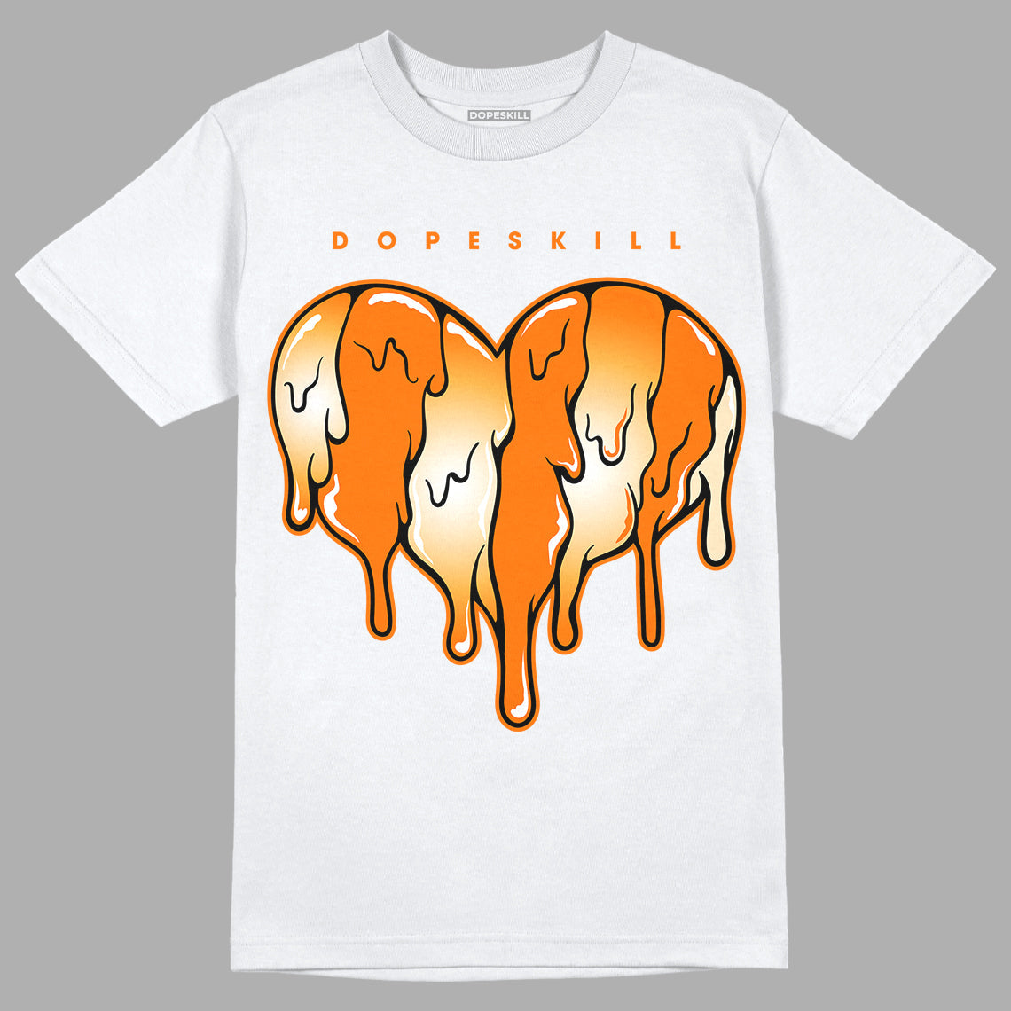 Dunk Low Magma Orange superstreetwear T-Shirt Slime Drip Heart Graphic