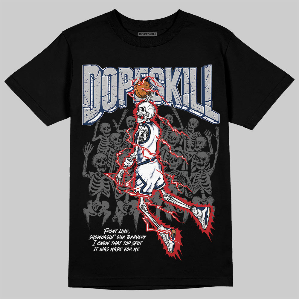 Summit White Navy 4s superstreetwear T-Shirt Thunder Dunk Graphic