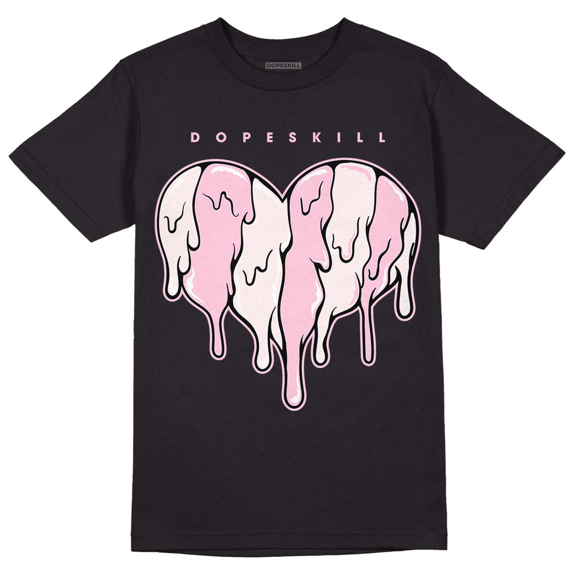 Dunk Low Pink Foam superstreetwear T-Shirt Slime Drip Heart Graphic