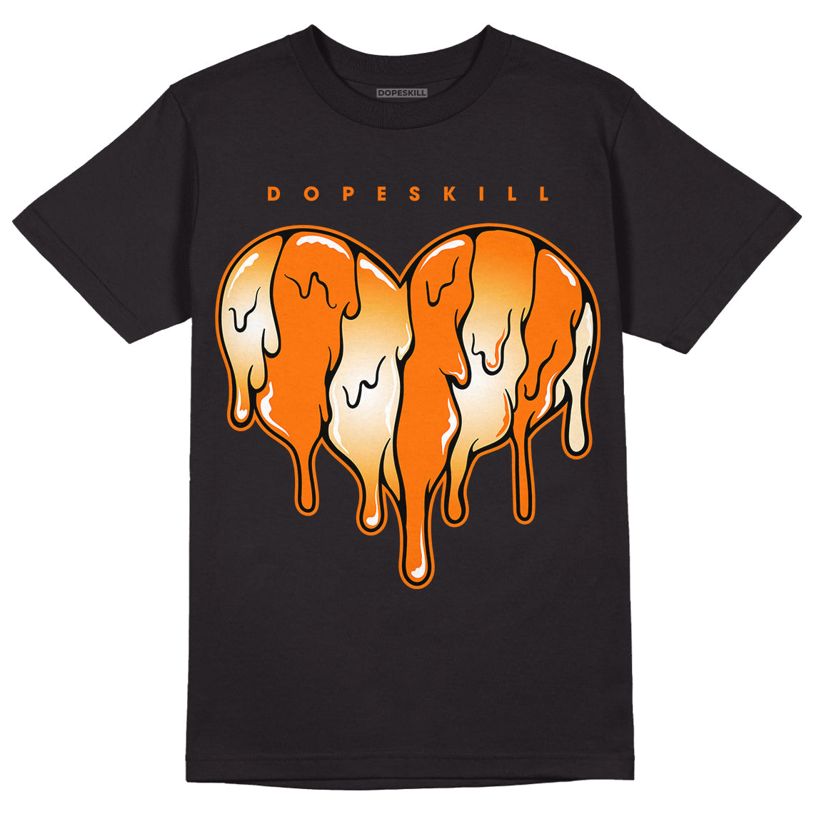 Dunk Low Magma Orange superstreetwear T-Shirt Slime Drip Heart Graphic