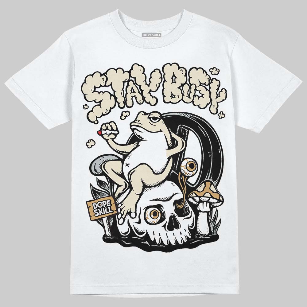Reverse Metallic 5s superstreetwear T-Shirt Stay Busy Graphic