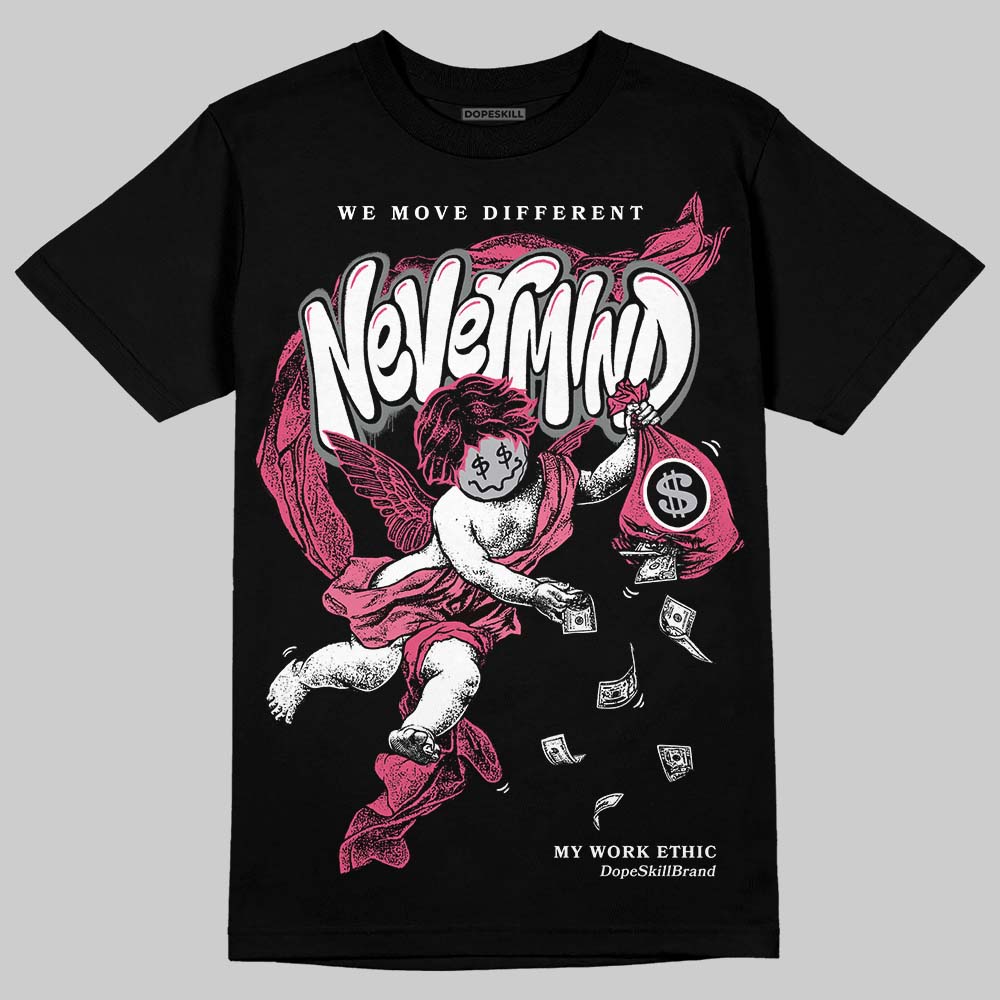 White Fluo Pink superstreetwear T-Shirt Nevermind Graphic