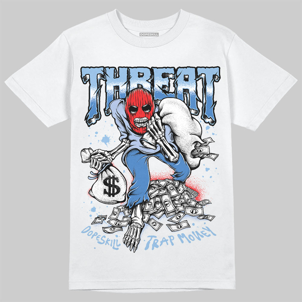 Women's Runner Sneaker Light Blue superstreetwear T-Shirt Threat Graphic