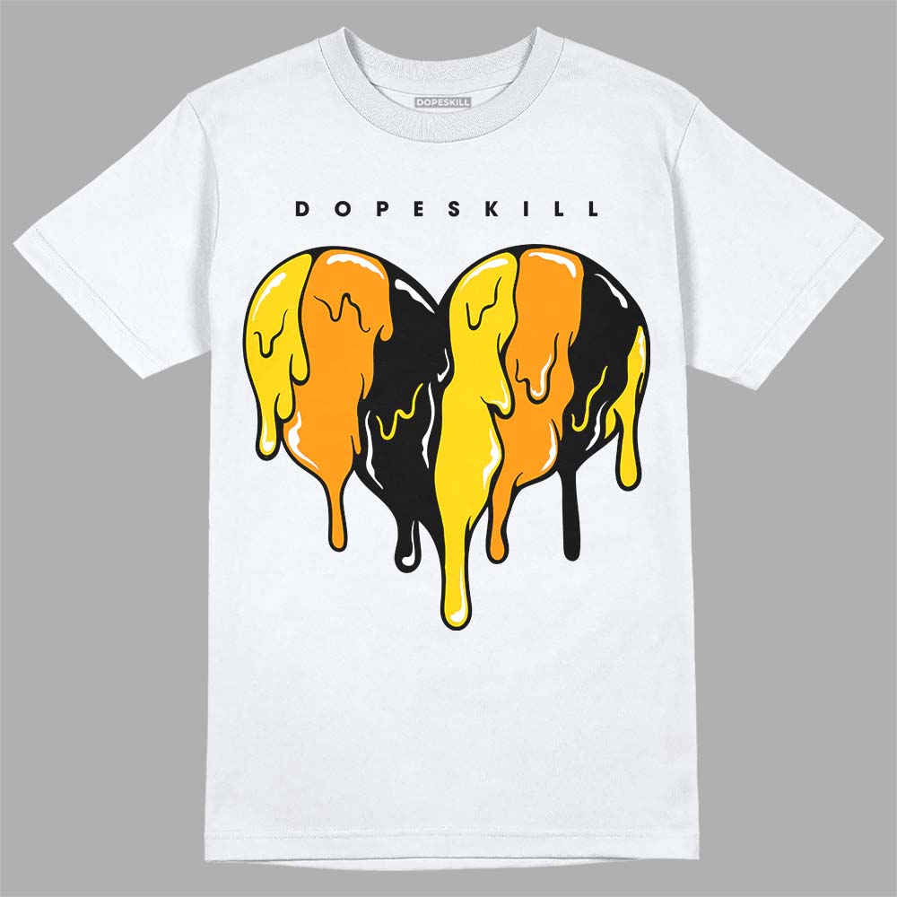 Yellow Ochre 6s superstreetwear T-Shirt Slime Drip Heart Graphic
