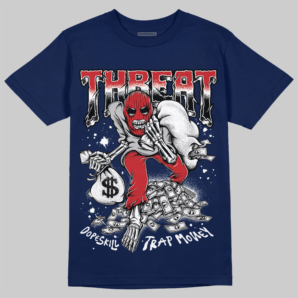 Summit White Navy 4s superstreetwear T-Shirt Threat Graphic