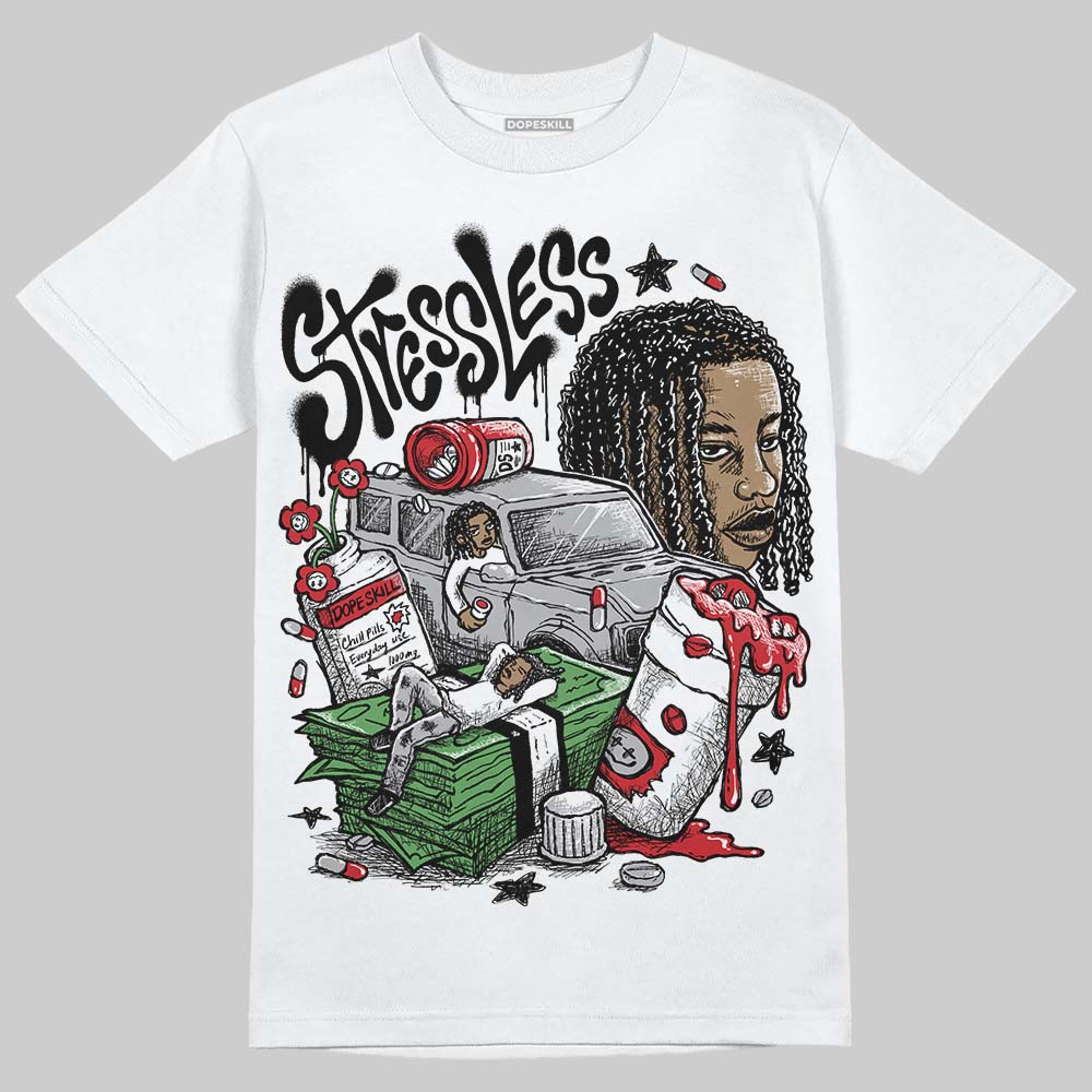 White Cement 4s superstreetwear T-Shirt Stressless Graphic
