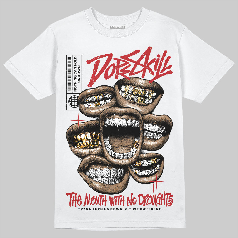 Flu Game 12s superstreetwear T-Shirt The Mouth With No Droughts Graphic
