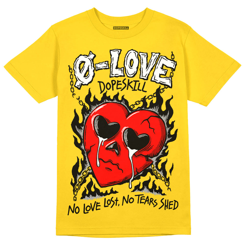 Black Tour Yellow AJ 4 Thunder superstreetwear Unisex T-Shirt Crying Heart Graphic