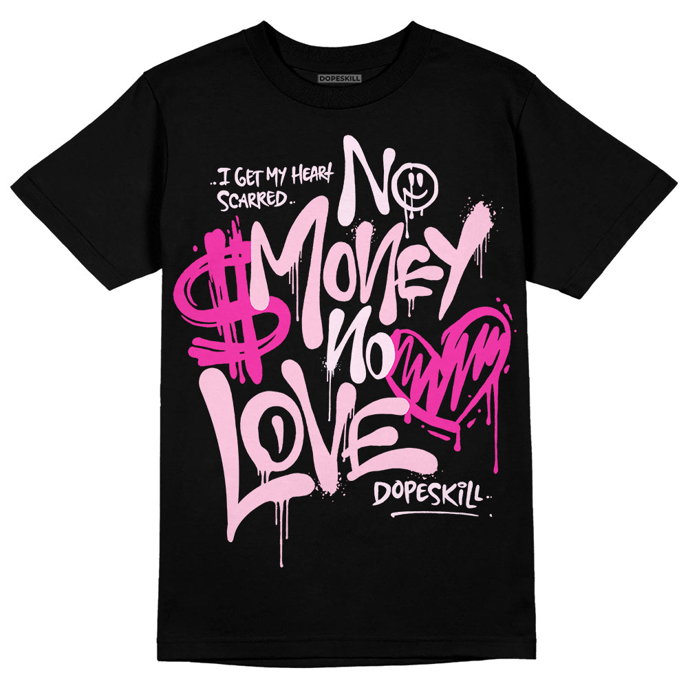 Triple Pink Dunk superstreetwear T-Shirt No Money No Love Typo Graphic