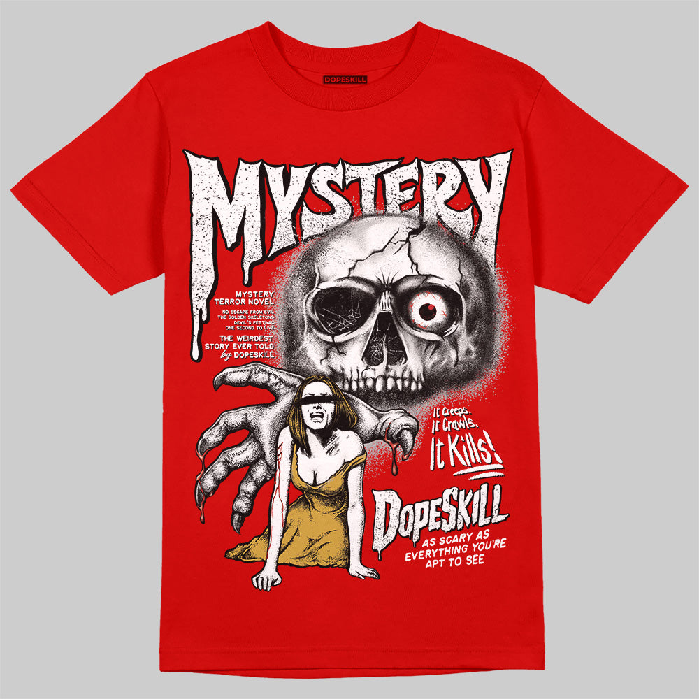 Bred Velvet 11s superstreetwear Red T-shirt Mystery Ghostly Grasp Graphic