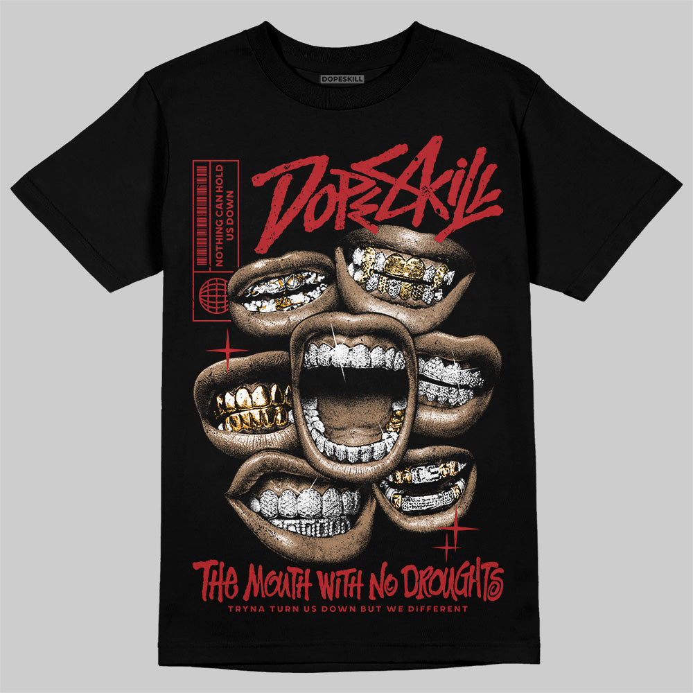 Flu Game 12s superstreetwear T-Shirt The Mouth With No Droughts Graphic
