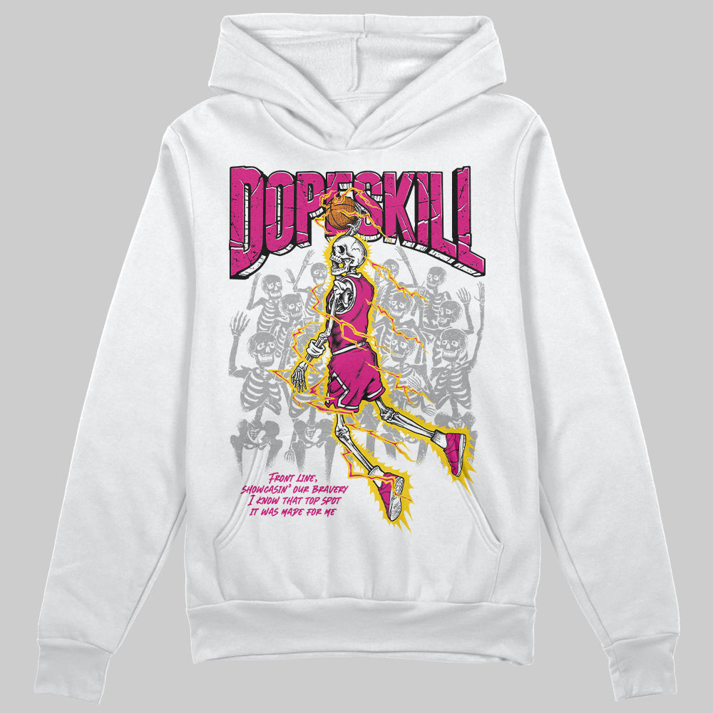 Rick RO Pink Leather Sneakers superstreetwear Hoodie Sweatshirt Thunder Dunk Graphic