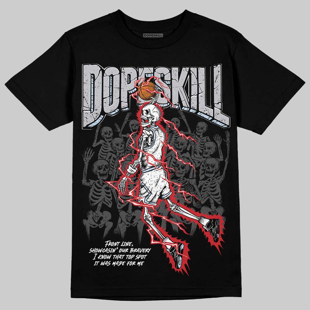 Black Metallic Reimagined 5s superstreetwear T-Shirt Thunder Dunk Graphic