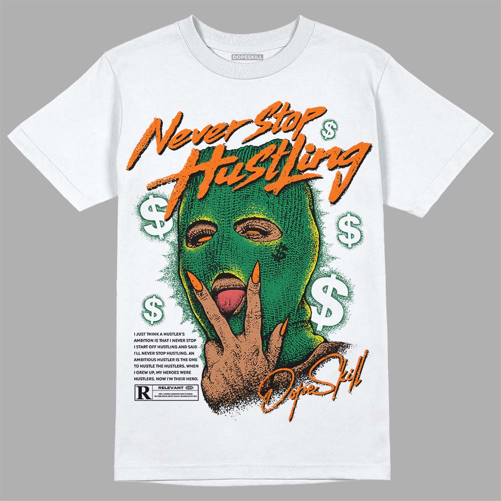 Green Collection DopeSkill T-Shirt Never Stop Hustling Graphic