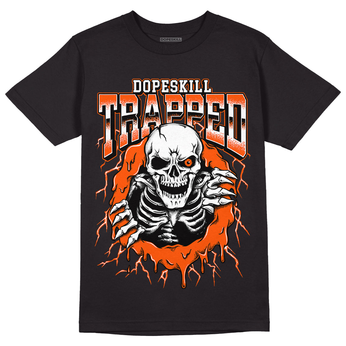 Orange Milk superstreetwear T-Shirt Trapped Halloween Graphic