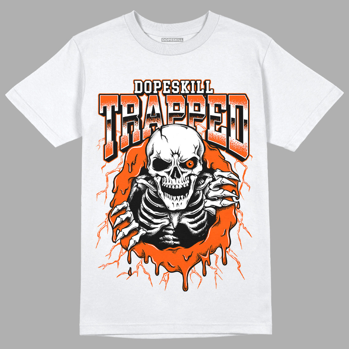 Orange Milk superstreetwear T-Shirt Trapped Halloween Graphic