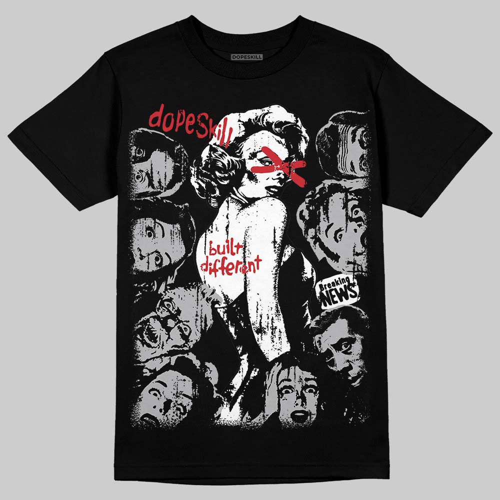 White Cement 4s superstreetwear T-Shirt Built Different Graphic