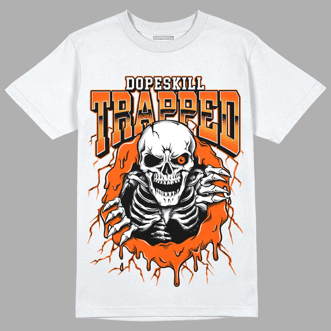 Brilliant Orange 12s superstreetwear T-Shirt Trapped Halloween Graphic