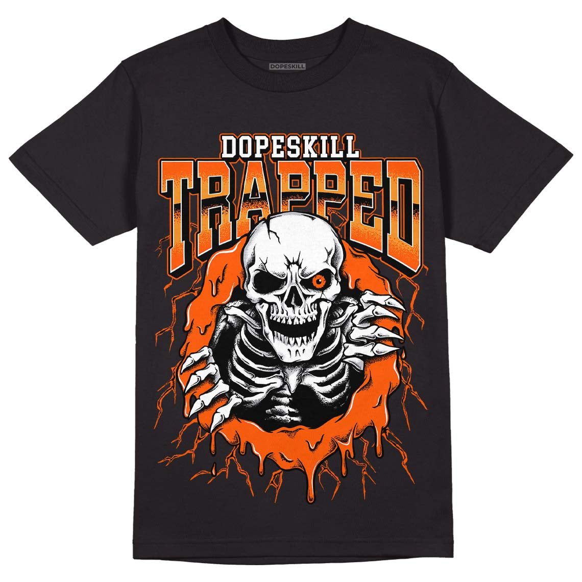 Brilliant Orange 12s superstreetwear T-Shirt Trapped Halloween Graphic
