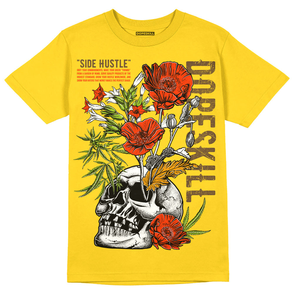 Yellow Ochre 6s superstreetwear Yellow T-shirt Side Hustle Graphic