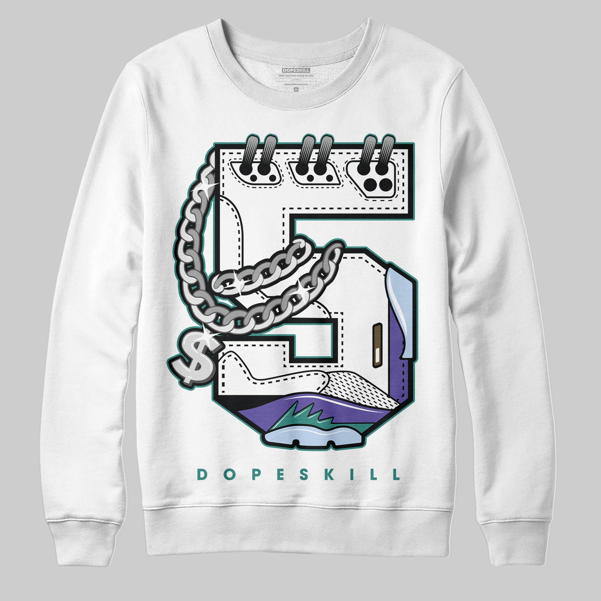 Grape 5s superstreetwear Sweatshirt No.5 Graphic