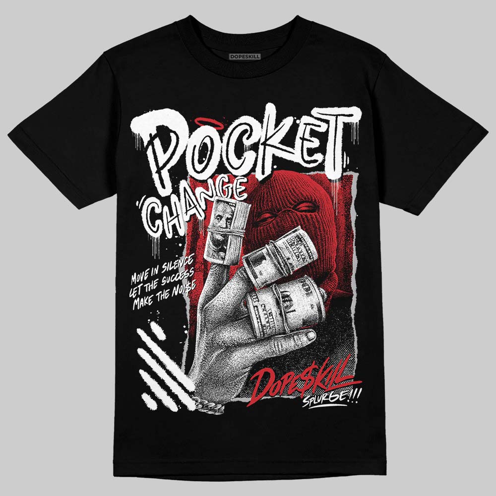 White Cement 4s superstreetwear T-Shirt Pocket Change Graphic
