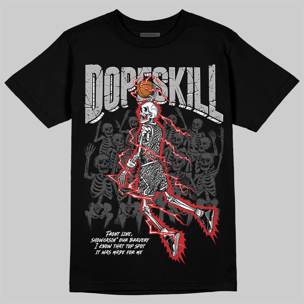 Black Cement 3s superstreetwear T-Shirt Thunder Dunk Graphic