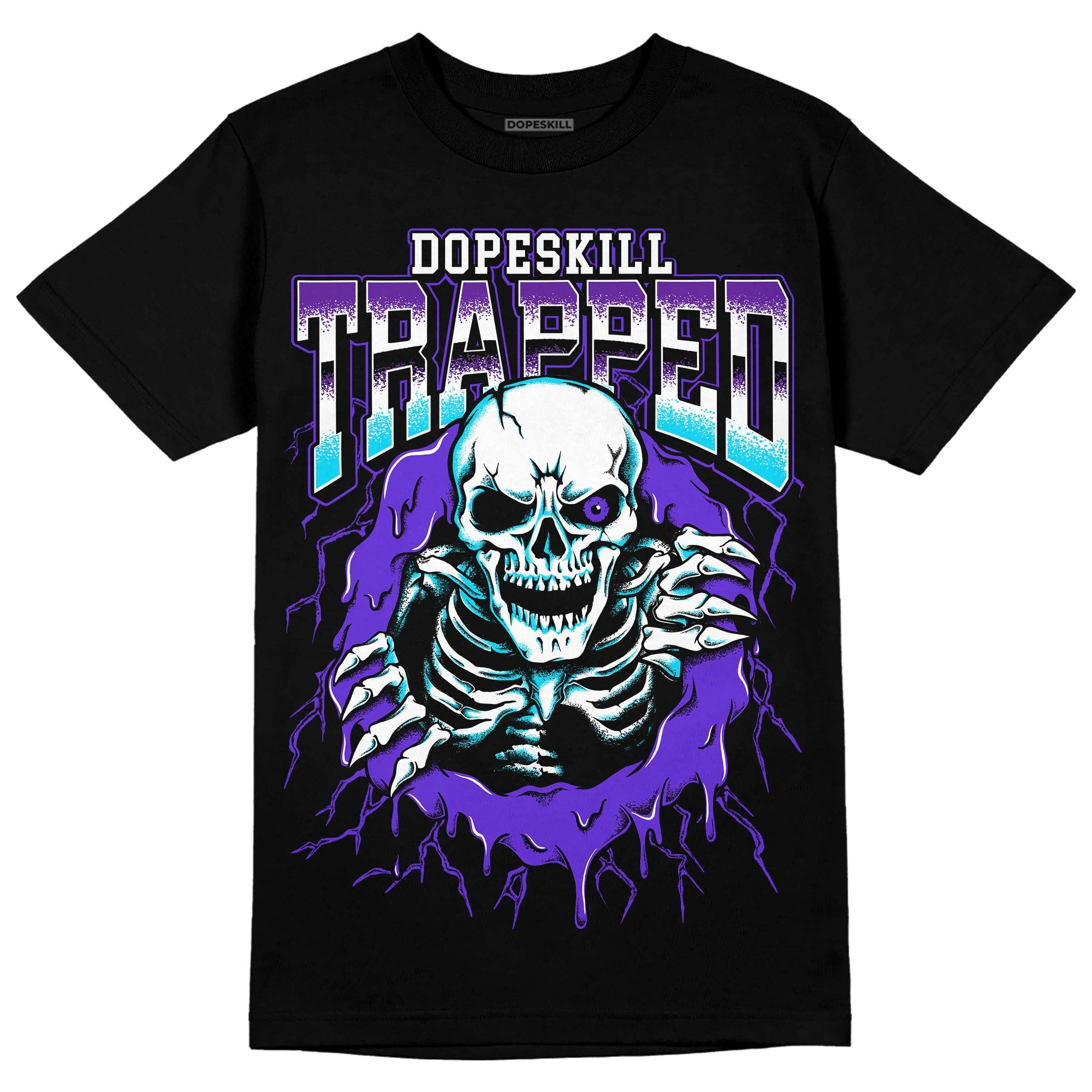 Aqua 6s superstreetwear T-Shirt Trapped Halloween Graphic