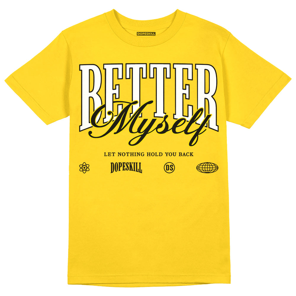 Yellow Ochre 6s superstreetwear Yellow T-shirt Better Myself Graphic