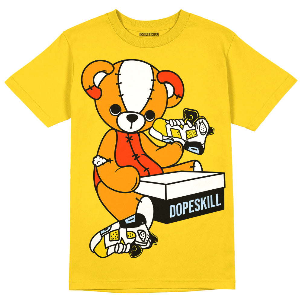 Yellow Ochre 6s superstreetwear Yellow T-shirt Sneakerhead BEAR Graphic