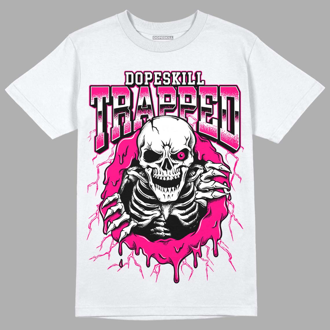 Fierce Pink 1s superstreetwear T-Shirt Trapped Halloween Graphic