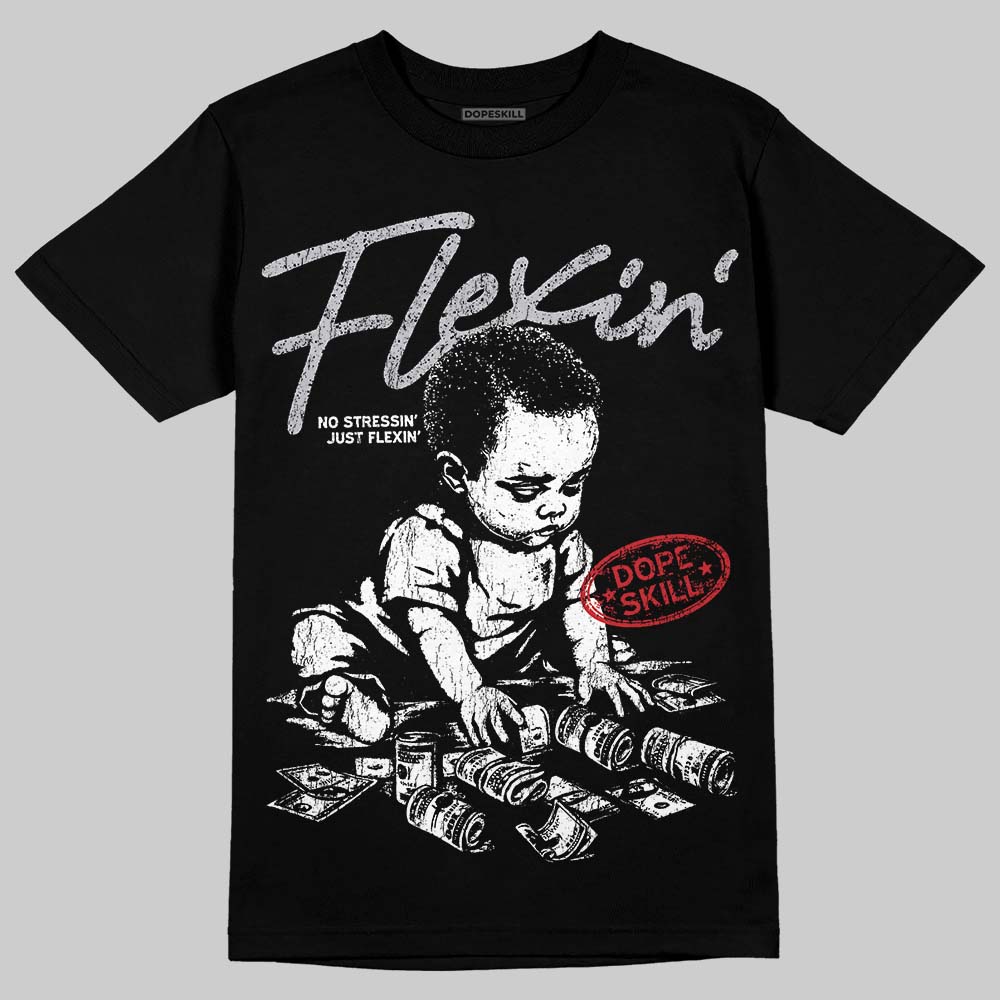 White Cement 4s superstreetwear T-Shirt Flexin' Graphic