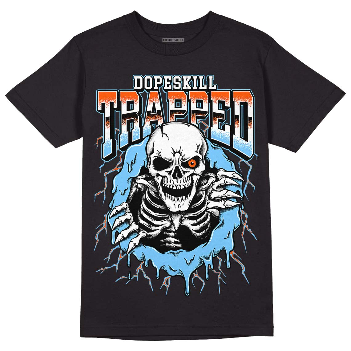 Dunk Low Futura University Blue superstreetwear T-Shirt Trapped Halloween Graphic