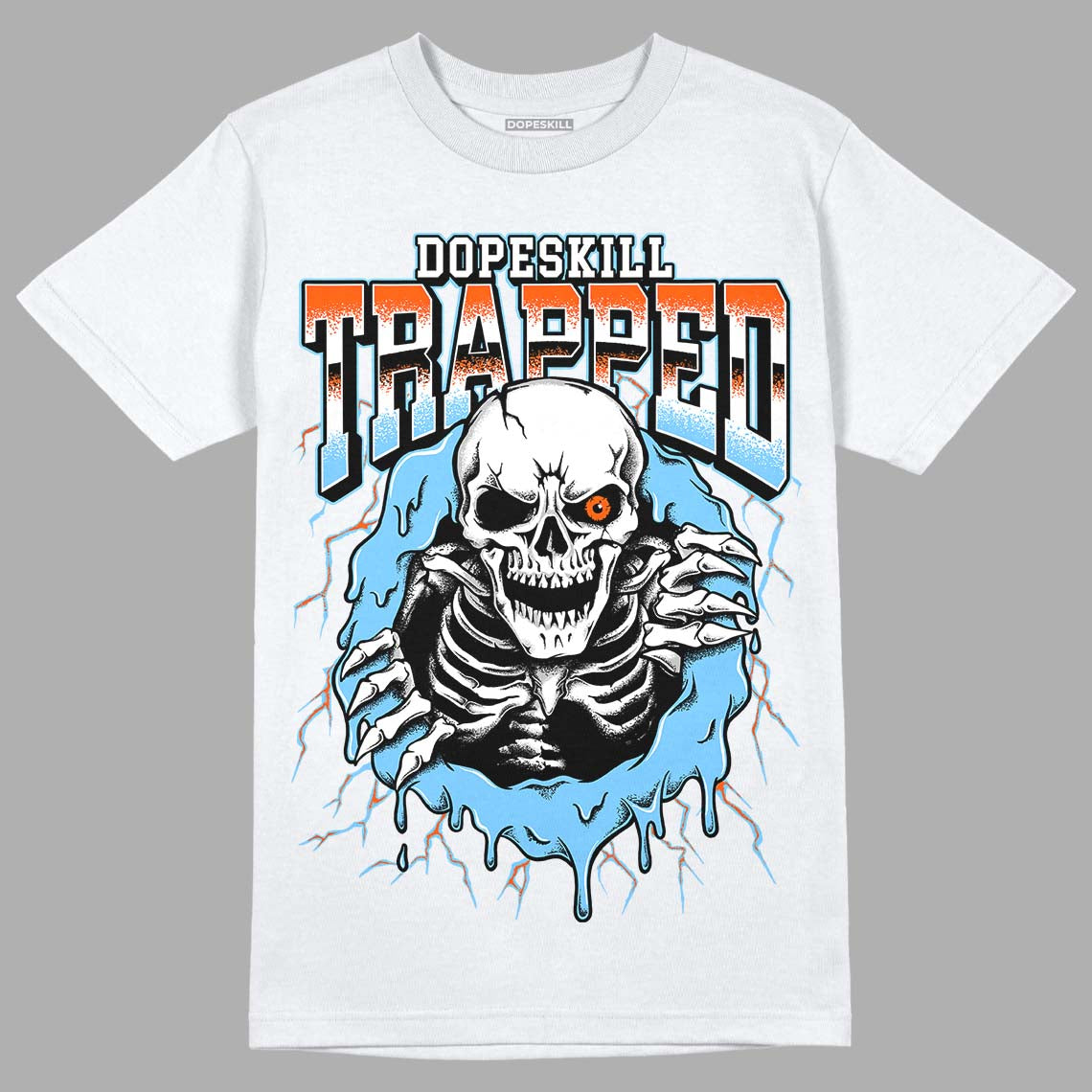 Dunk Low Futura University Blue superstreetwear T-Shirt Trapped Halloween Graphic