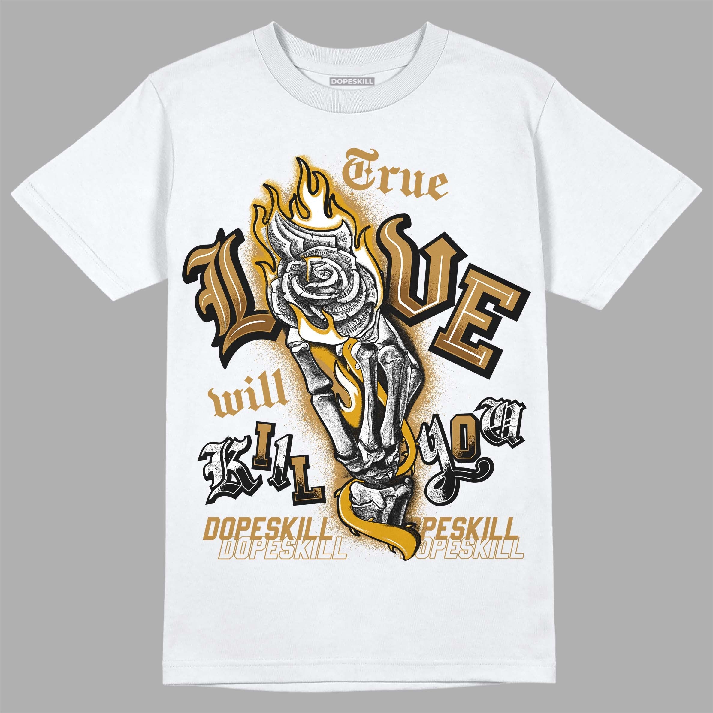 Wheat 13s superstreetwear T-Shirt True Love Will Kill You Graphic
