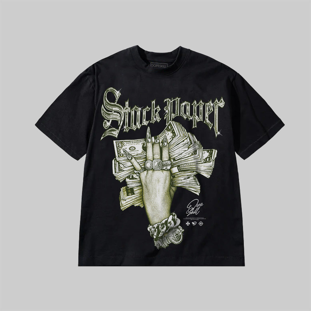 Stack Paper Olive Graphic superstreetwear Premium T-Shirt