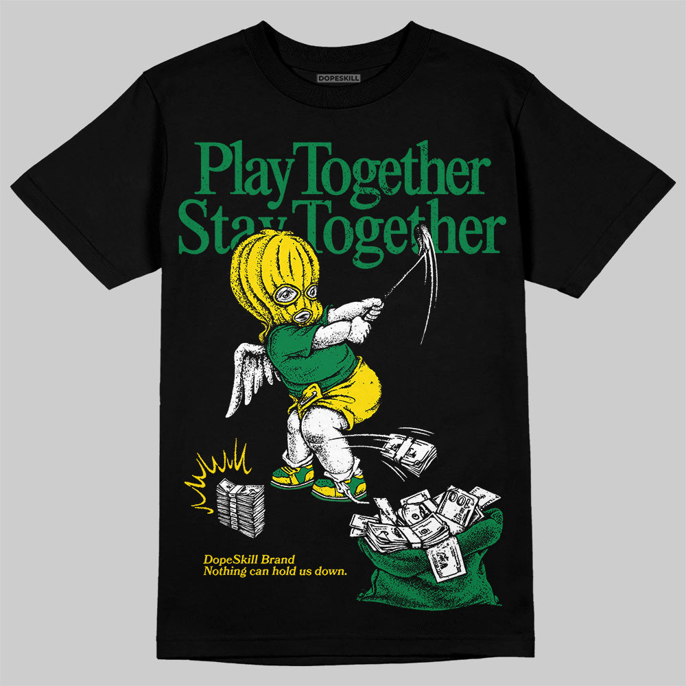 Dunk Reverse Brazil superstreetwear T-Shirt Play together,Stay together Graphic