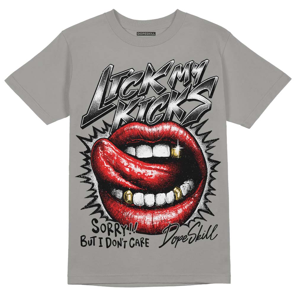 Grey Collection superstreetwear Grey T-shirt Lick My Kicks Graphic