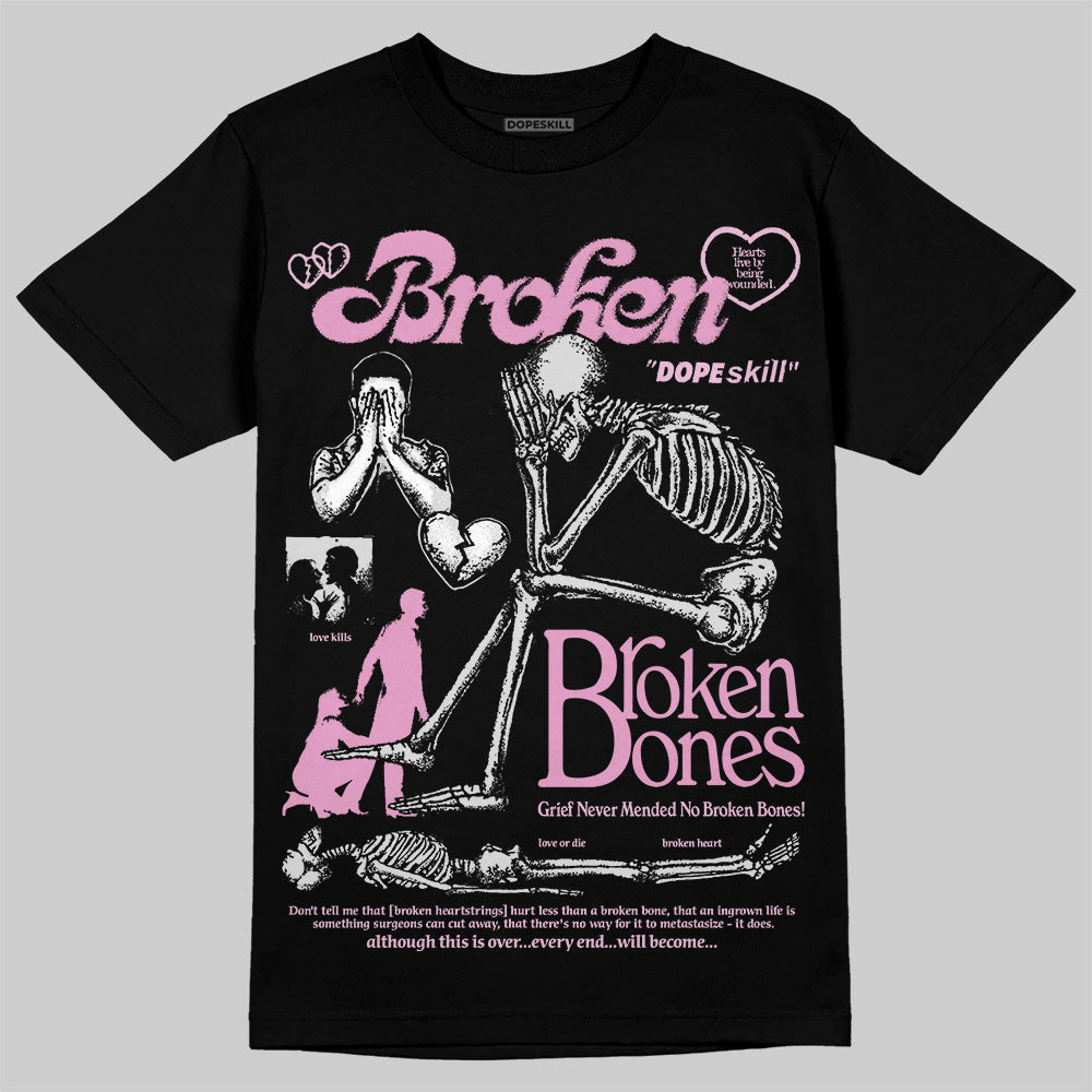 Orchid 4s superstreetwear T-Shirt Broken Bones Graphic